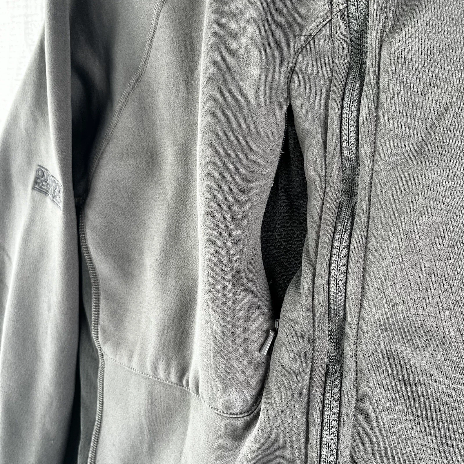 outdoor-research radiant hybrid full zip thumb holes fleece jacket