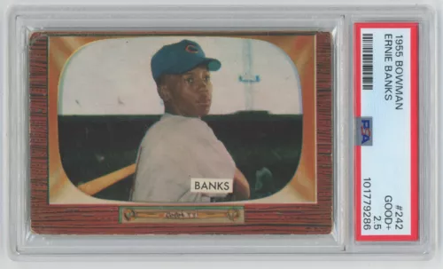 1955 Bowman 242 Banks PSA 2.5 708258