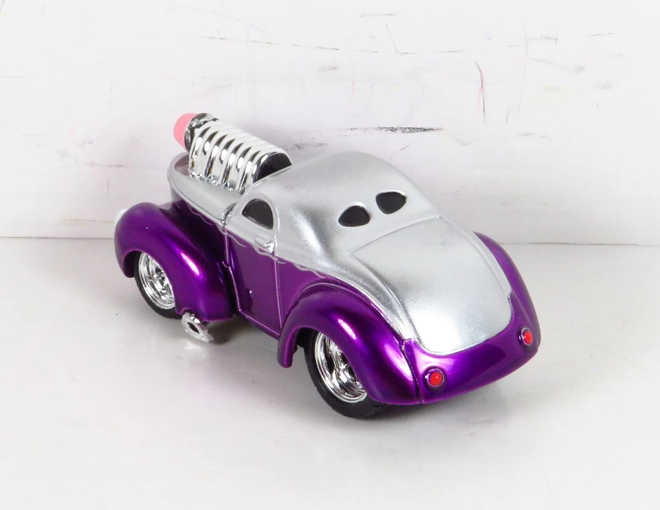 2007 Series 1 Release 1941 Willys 41 Coupe Blower Purple Silver Diecast 1:64 - Image 2 of 4