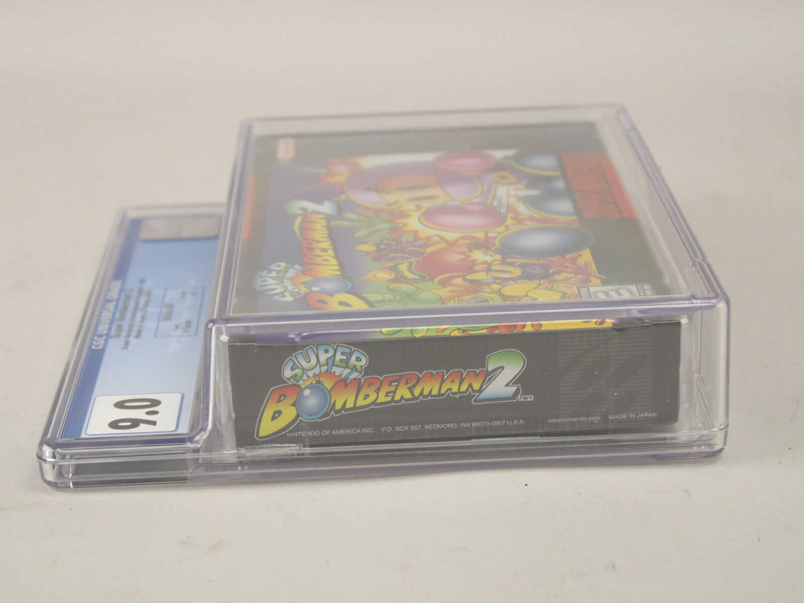 Super Bomberman 2 Nintendo SNES New Sealed V-Seam CGC Graded 9.0 A+ VGA Wata