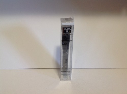 Earth Therapeutics Charcoal Flat Top Blending Make-Up Brush/NIB - Picture 7 of 12