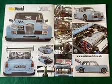 MINI WOLSELEY HORNET & MINI 1340 ZEEMAX SALOON POSTER ADVERT A4X4 W