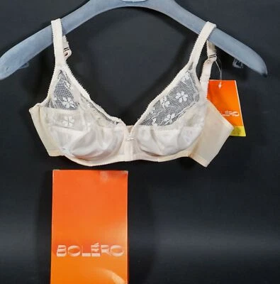 True Vintage Bolero France Femmes Bh 1292 sous-Vêtements Bustier Blonde Taille - Photo 1/4