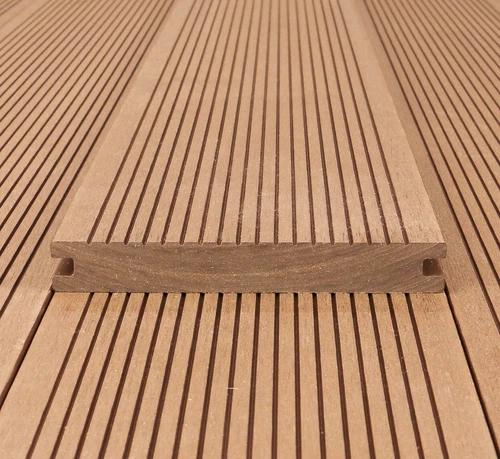 WPC Massiv Terrassendielen Premium Dielen 3m-5m, 5 Farben Komplettbausatz 6-90m² - Bild 4 von 43