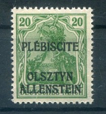 Allenstein UNVERAUSGABT IV tadellos ** MNH POSTFRISCH BPP 200EUR (79220