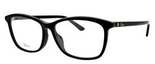 New CHRISTIAN DIOR Montaigne N 55F 807 54mm Black Eyeglasses Frames Italy Unisex