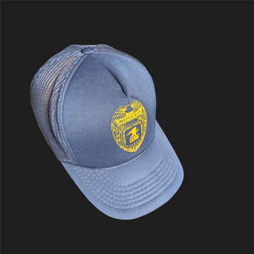 Men's vintage USA postal inspector hat adjustable blue - Picture 2 of 11