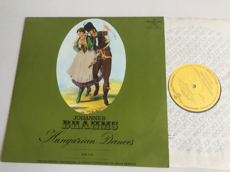 Classical Hungaroton Lp Record LPX 11566 Johannes Brahms Hungarian Dances