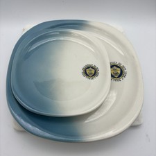 2 Syracuse China Plates Restaurant Ware State University of New York 1948 6” 8”