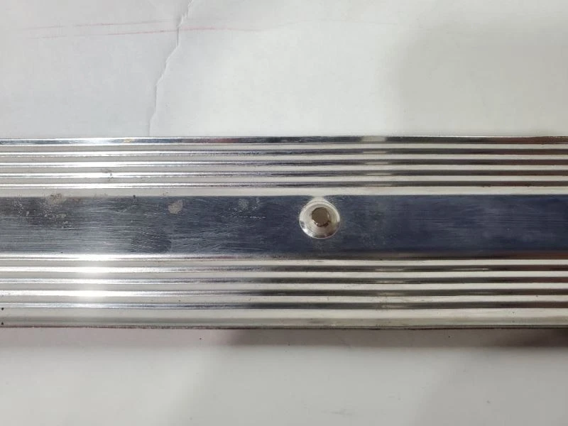1987 Alfa Romeo Spider Veloce OEM Pair Chrome Door Jamb Trim  - Image 4 of 4