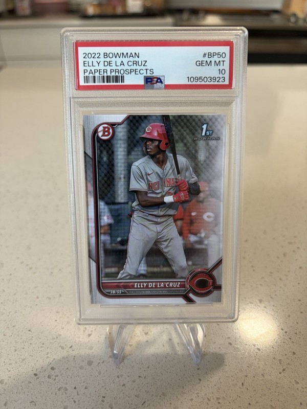 2022 Bowman Elly De La Cruz #BP-50 Paper Prospects PSA 10 Cincinnati Reds 🔥