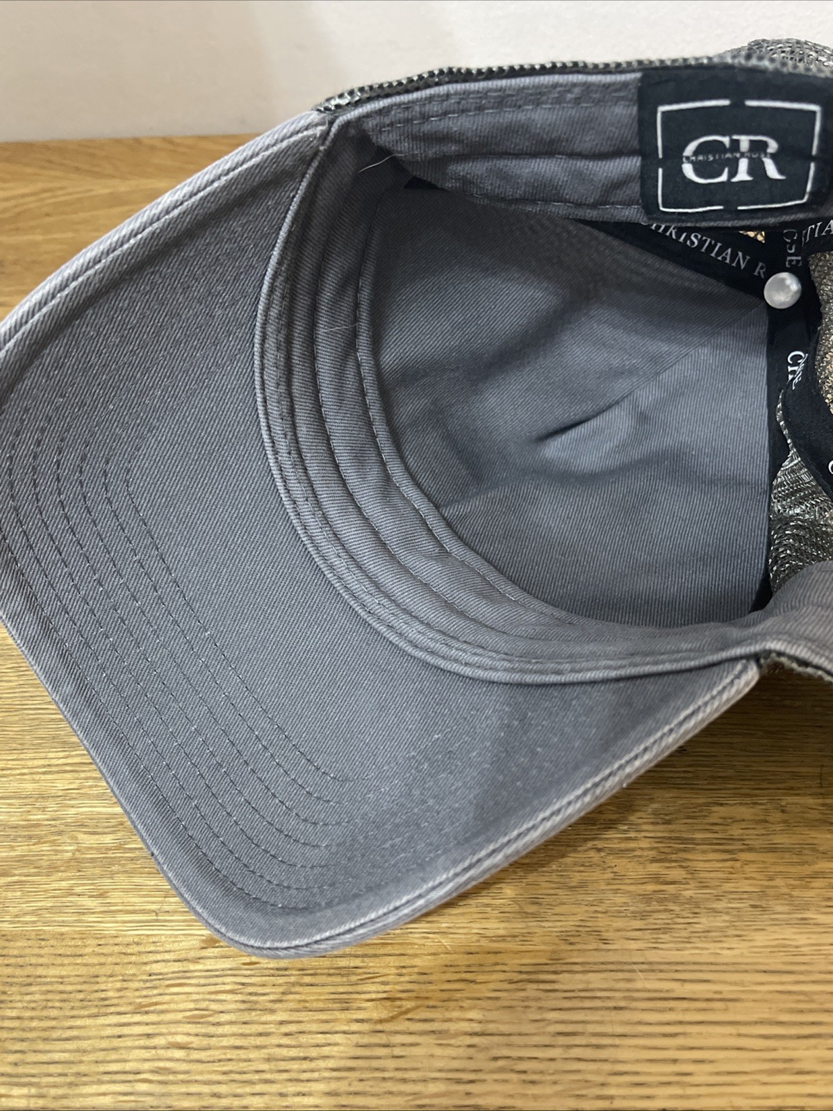 Christian Rose men's grey snapback cap - one size image 7