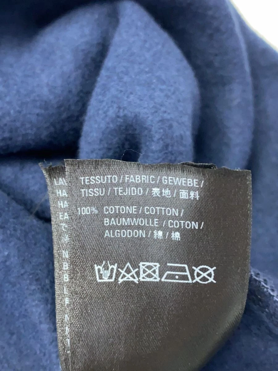 BALENCIAGA Felpa con Cappuccio XS Cotone Navy 600583 THV61 Usata