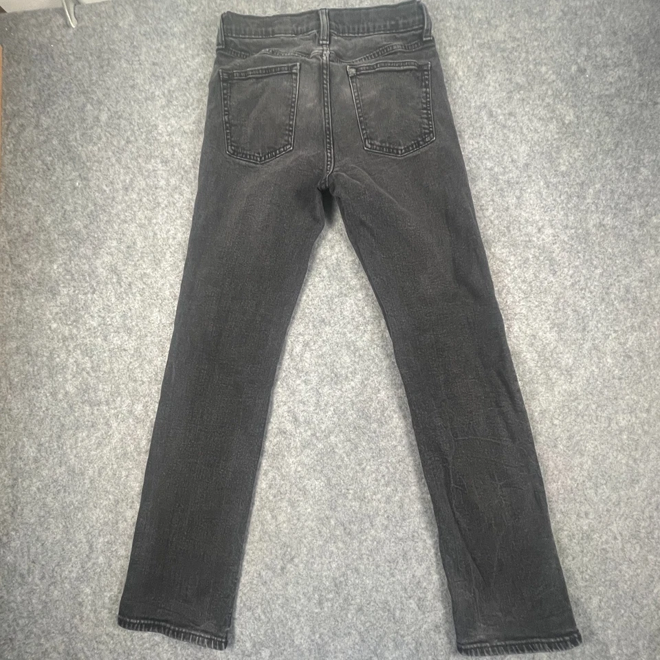 Pantalones de mezclilla para mujer Old Navy negros talla 16 rectos incorporados flexibles elásticos Foto 3 de 4