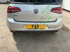 2016 VOLKSWAGEN GOLF REAR BUMPER LA7W REFLEX SILVER MET 5G6807417AP