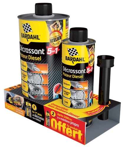 Lot décrassant moteur diesel 5 en 1 BARDAHL 1L + 300ml offerts - Imagen 1 de 6