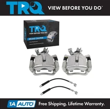 TRQ Rear Brake Caliper Set Fits 2004-2012 Chevrolet 05-10 Pontiac 07-09 Saturn