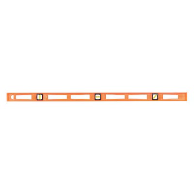 Johnson Level & Tool 7748-O Level, Plastic, 48 In L, 3 Vials, Orange