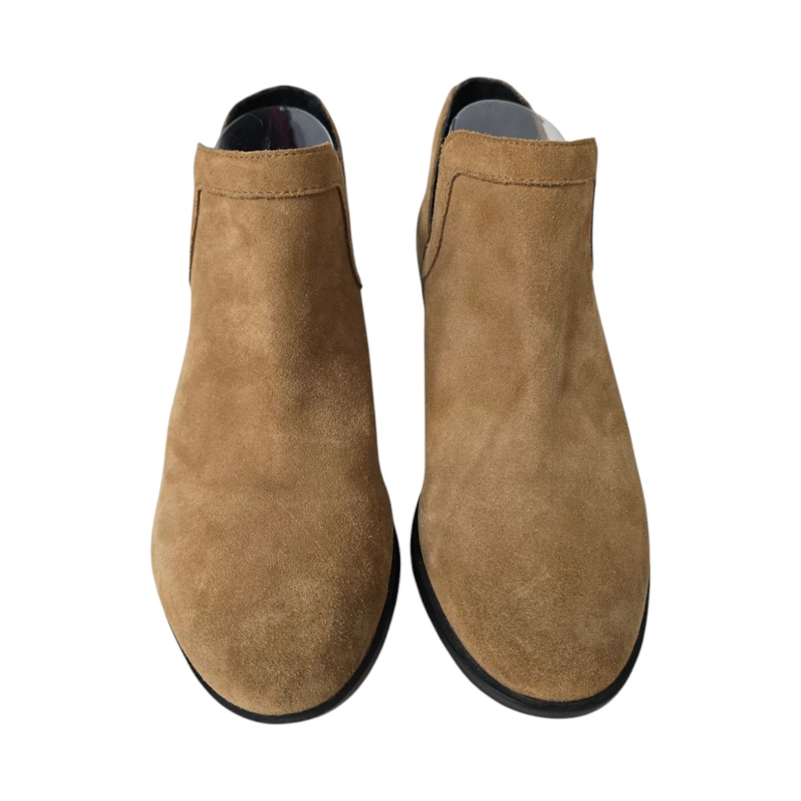 sorel lolla cut out suede slip on ankle boots