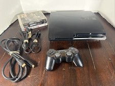 Sony PlayStation 3 PS3 Slim CECH-2501B Console Bundle OEM Controller  3 Games