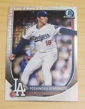 2025 Bowman - Yoshinobu Yamamoto #18 Chrome Mojo Refractor