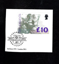 Great Britain sc#1478 (1993) Used - on a Piece