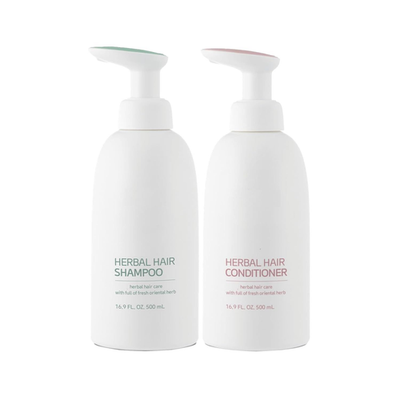 A.t.o.m.y Herbal Hair Shampoo + Conditioner Set, 16.9 fl oz (500
