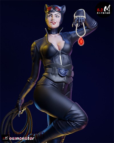 Catwoman 3D Printing Figure Unpainted Scuplture Model GK Blank Kit New Stock - Picture 19 of 22