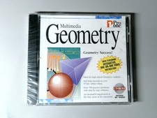 Pro One Multimedia Geometry CD 1995 Interactive Educational Software