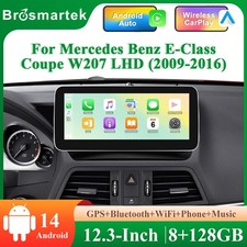 12,3" 128GB Android 14 Autoradio f&uuml;r Mercedes E-Coupe W207 C207 NTG 4.0 CarPlay