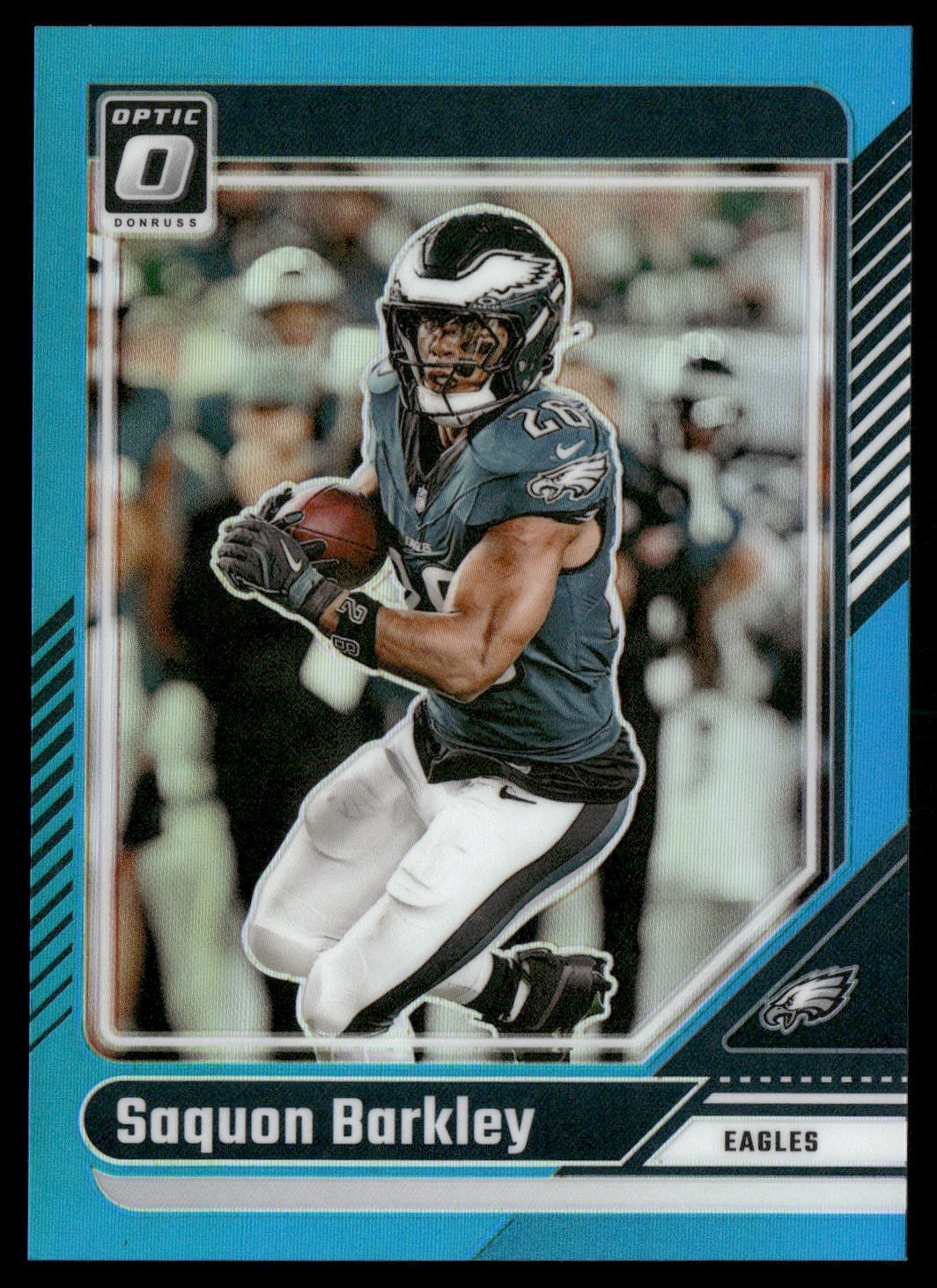 2024 Panini Donruss Optic Saquon Barkley #159 Aqua Prizm /299