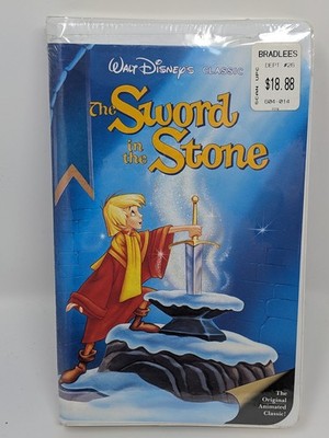 Disney Black Diamond VHS The Sword in the Stone Sealed NEU