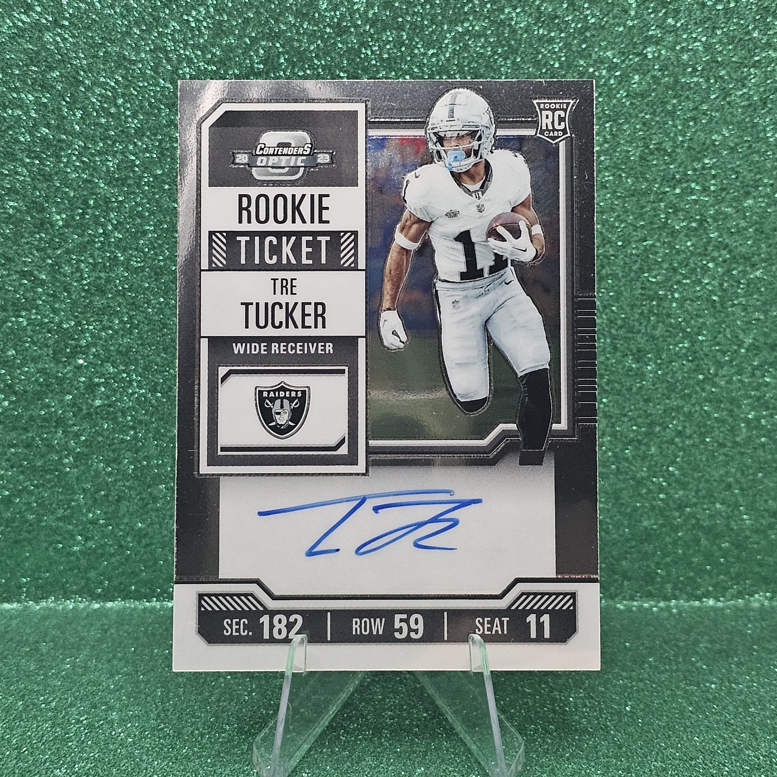 2023 Panini Contenders Optic ON CARD Auto Tre Tucker Rookie Ticket #137 RC RPS