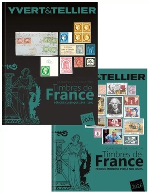 Yvert & Tellier Katalog Frankreich 2026 catalogue Timbres de France