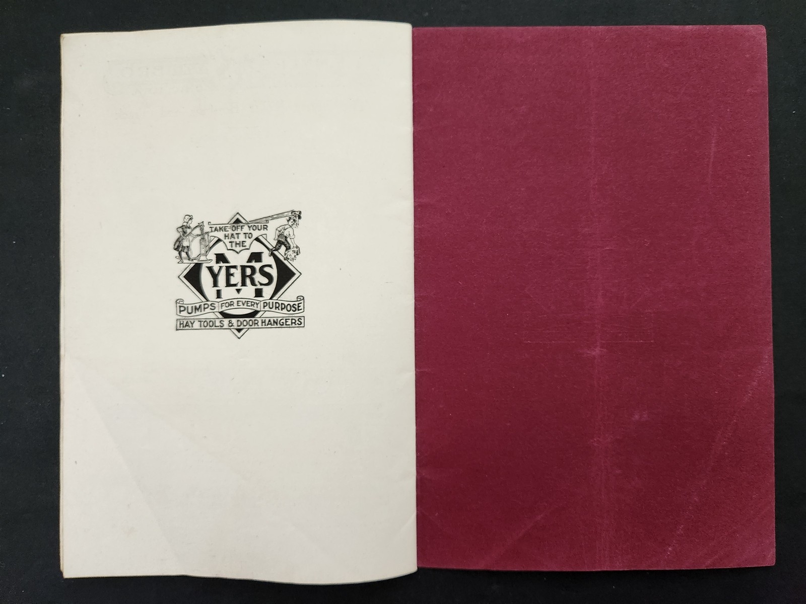 1917 antique MYERS DOOR HANGERS CATALOG ashland oh barn sliding hardware