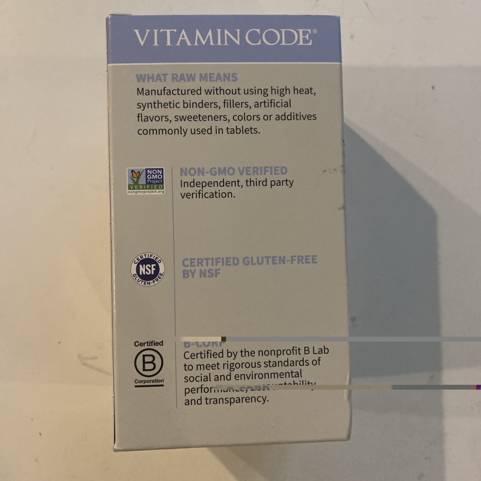 Garden of Life Vitamin Code 50 & Wiser Men  240 caps Raw Whole Food Multivitamin