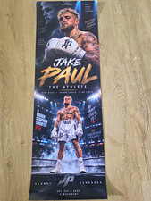custom made Jake Paul "The Athlete" Boxing Promotional Poster Multicolor Print