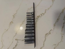 Snap-on Deep Sae Socket Set - 10pc Rail