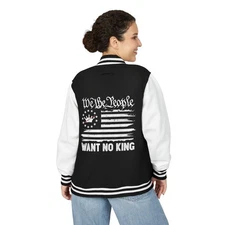 Unisex Heavyweight Unisex Jacket Printed 2 Sides! We The People Want No King