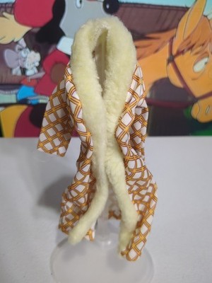 1977 Marx Pedigree Sindy Fur Coat Robe Clothing Outfit Doll Toy