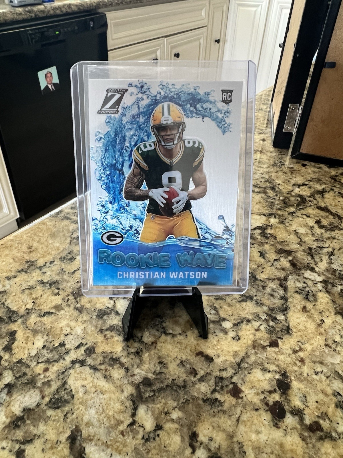 Christian Watson Panini Zenith Rookie Wave #RWCW Base