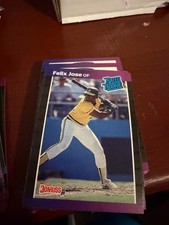 1989 Donruss - Felix Jose #38 - Oakland Athletics RC Cardinals