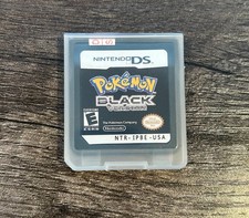 Pokemon Black Version for Nintendo DS/NDS/3DS game w/ case 2011 Mint