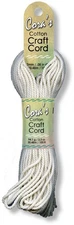 Pepperell Cara's Cotton Craft Cord 2mmx100'-Natural Dyeable Fiber