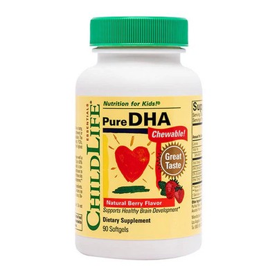 Pure Dha Chewable Berry 90 Softgels 250 mg