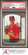 2000 BOWMAN DRAFT PICKS #93 ADAM WAINWRIGHT RC BRAVES PSA 10