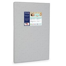 Portable Mini Crib Mattress 38x24 White