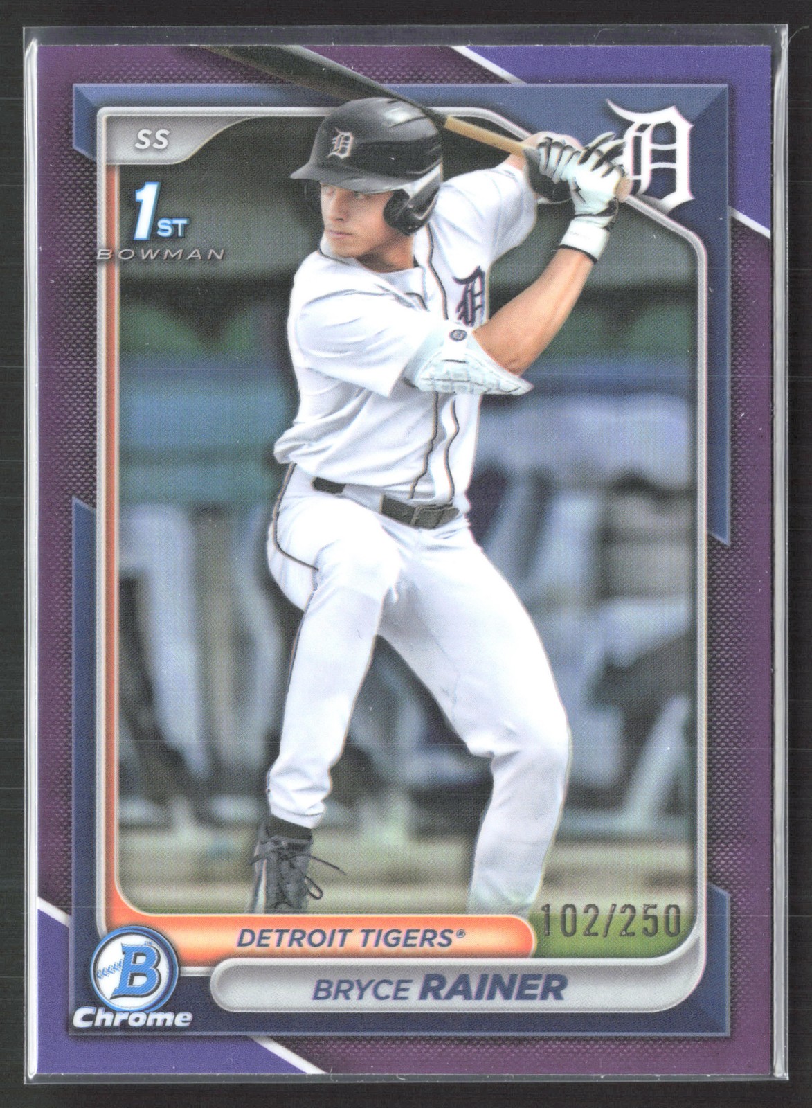 2024 Bowman Draft #BDC-86 Bryce Rainer Chrome Purple Refractor #/250