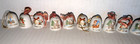 Vintage Mini Christmas Tree Bell Ornaments Set of 12 Japan Merry Christmas (H3) — photo 6