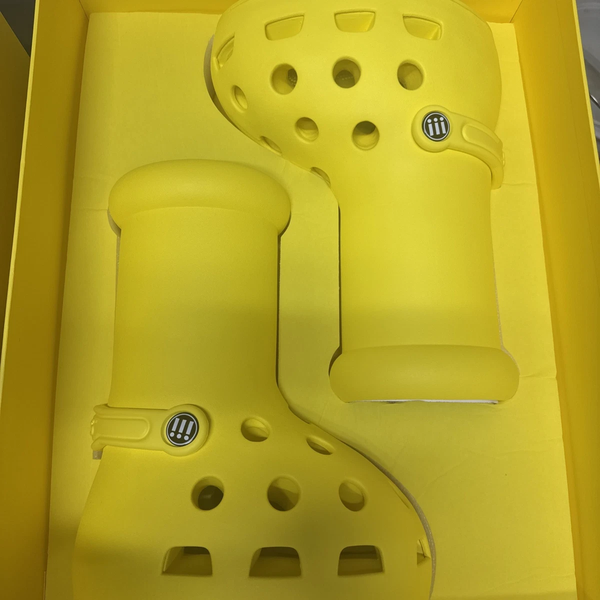 MSCHF x Crocs Big Red Boot 'Yellow' for Sale - Shop New & Used